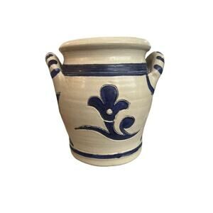 Vintage Colonial Williamsburg Salt Glazed Stone Pottery Vase
